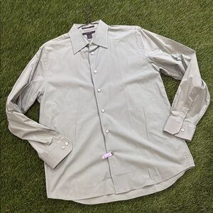 Vintage Men’s Express Button Down Shirt- Sage Green